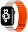 Ремешок для Apple Watch Magnetic Silicone WIWU Сияющая звезда/оранжевый 42/44/45/49