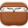 Чехол UNIQ Terra AirPods Pro 2 Коричневая ириска