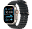 Apple Watch Ultra 2, 49 мм, Натуральный Титан, ремешок Ocean черного цвета