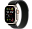 Apple Watch Ultra 2, 49 мм, Натуральный Титан, ремешок Trail черного цвета