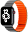 Ремешок для Apple Watch Magnetic Silicone WIWU Серый/Оранжевый 42/44/45/49