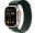 Apple Watch Ultra 2, 49 мм, Натуральный Титан, ремешок Alpine темно-зеленого цвета