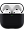 Чехол для AirPods 4 Ubear Touch Pro Case Черный